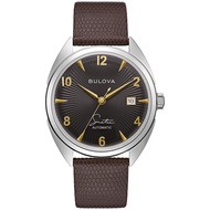Men's Frank Sinatra 'Fly Me to The Moon' Automatic Stainless Steel Case Watch, Textured Leather Stra