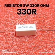 5W 5WATT 330 330R OHM ROHS CHALK RESISTOR