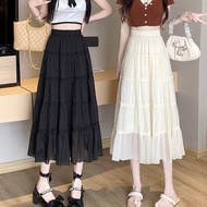 BEAUTIFUL LONG SLEEVE MIDI SKIRT 100CM LONG WITH SUPER FLAWED LINING V2