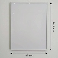 White Picture Frame (Size A2) 42x59.4 cm. Photo A2) 42x59.4 Cm.white It Is A Very Prominent Large Si