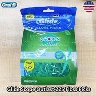 Oral-B® Glide Scope Outlast 75 /or 150 Floss Picks ไหมขัดฟัน ออรัลบี ไกลด์