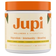 Jupi Wellness and Hydration Drink | Turmeric and Ginger Supplement with Vitamin C for Vitality & Ene