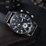 Iwc IWC Date Display Stainless Steel Case Fashion Trend All-Match Rubber Strap Men's Watch Rui Watch ys