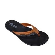TiTi DO men's flip-flops with premium genuine cowhide DNA2197a