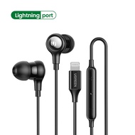 UGREEN Wired Earphone With Microphone In Ear 3.5mm Noise Cancelling USB Type C Lightning Earphones F
