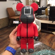 Bearbrick × squid game-round six 400% 28 cm be @ rbrick fashion anime action figures/toy/GK/collection/gift YD3UML