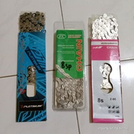 6/7 bicycle chain 8 speed FSC folding bicycle chain mtb 116 link