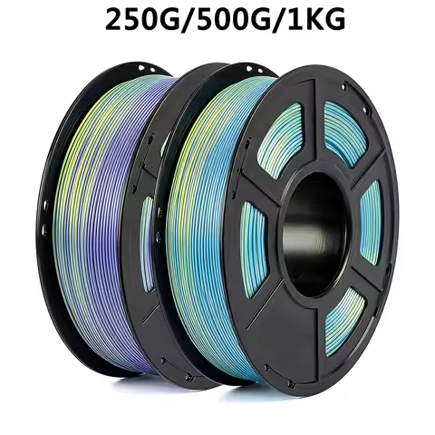 250g 500g 1kg PLA silk yellow purple and blue yellow 3D Printer Filament 1.75mm 250gx2, 3D Printing 