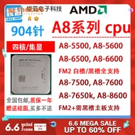 ชุด CPU แบบสี่แกน AMD A8 5500 5600K 6500 6600K 7500 7600 K FM2แสดง