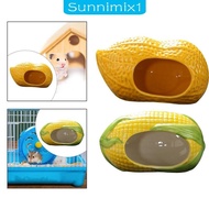 [Sunnimix1] Hamster House, Cave,Sleeping Nest,Hamster Cage,Hideout Hut,Small Animals Nest for Hedgehog,Hamster,Gerbils