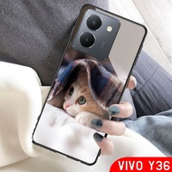 [A11] Vivo Y36 Case Vivo Y36 Glitter Glass Softcase Vivo Y36 Phone Case/ Vivo Y36 Case/