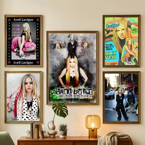 Singer A-Avril Lavigne Let Go Poster For Bedroom Gamer Room Decor Restaurant Wall Trendy Aesthetic G