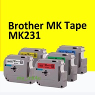 12mm MK231 Compatible Brother MK Tape MK231 MK-231 MK Tape for PT-45M PT-M95 PT-90 PT-85 PT-70 PT-65