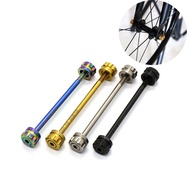 Ultralight Bicycle TC4 titanium alloy Quick Release Hub Bike Cycling Lever Skewer For Brompton Parts small cloth front wheel slow dismantling dismantling lever 74-100-113-135