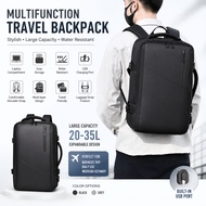 40L travel backpack men Waterproof expandable business backpack cabin Size fits 16 inch laptop