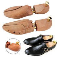 Heavy Duty Men's and Women Premium Cedar Wood Shoe Tree Twin Tube Adjustable 1 Pairs