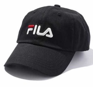 【 柒玖捌零日貨精品 】《現貨》 最新款全新正品 FILA 經典款黑色 棒球帽 老帽 帽子 休閒帽