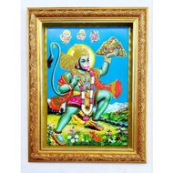 Hanuman Photo Frame with Glass Panchamugam Anjeeneyar Photo Frame