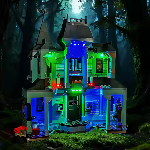 LYBMTWF LED Lighting Kit Compatible with Lego 31167 Haunted Mansion Building (NOT Include The Model 