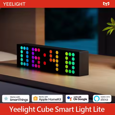 Yeelight Cube Smart Light Lite Desktop Ambient Light RGB Lighting Music Sync Voice Control For Apple