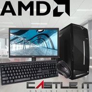 NEW Full Set Budget Office PC Desktop AMD Athlon 3000G / Ryzen 3 / Intel G6405 / Core i3 - 3 Years Warranty