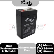MSN Sealed Lead Acid Battery 4V 3.5AH / 4V 4.5AH / 6V 2.8AH / 12V 2.6AH