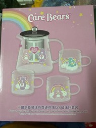 Care Bears 不鏽鋼蓋玻璃茶壺茶杯套裝