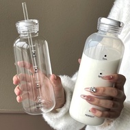 D0603-Soy Milk Cup Takeaway Cup Microwaveable Heating Milk Bottle Portable Glass Cup Coffee Cup Milk