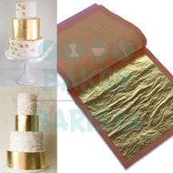 23K Edible Gold Leaf (Transfer Type) / (per sheet) bakernbar99 Buru Order