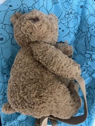Jellycat 棕色毛絨熊背包