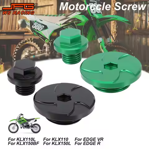 Motorcycles Accessories CNC Engine Timing Plug Bolt Set For Kawasaki KLX 110 110L 150L 150BF 140 140