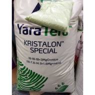 YaraTera Kristalon Special Green 18-18-18+3MgO+micro 500g - Baja Untuk Pertumbuhan Tanaman Sangat Ce