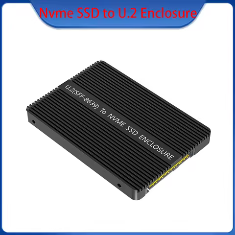 New Version M.2(NGFF) NVMe SSD to U.2 (SFF-8639) 2.5"" SSD Adapter With Thermal Pad Convert M.2 NVMe