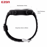 [MLOPPD] EZON New Fashion Heart Rate Monitor Digital Watch Alarm Stopwatch Men Women Outdoor Running