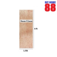 [1.5ft x 4ft] Papan Plywood / Solid Plywood 8mm 12mm