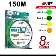 EXP EMO 8X Casting Braided Fishing Line Ultra Sensitive Smooth Thin Strong PE Multifilament Durable 