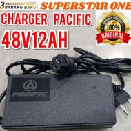 Charger Sepeda Elektrik/Listrik Pasific 48 Volt/12 Ampere Hour(Ah)