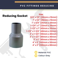 PVC Reducing Socket | Paip Kelabu | Reducing Fitting | Penyambung Paip