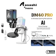 Maono DM40PRO | DM40 PRO AI Wireless Gaming Microphone