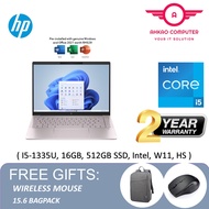 HP Pavilion Plus 14-Ew0059TU 14" WUXGA Laptop Tranquil Pink ( I5-1335U, 16GB, 512GB SSD, Intel, W11,
