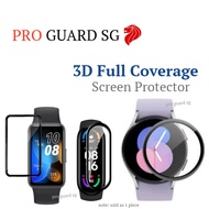 [SG] 3D Full Screen Protector Xiaomi Smart Band 10 9 Pro 8 Pro Active Redmi Band 2 Mi Band 7 6 Mi