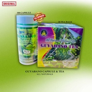 Organic Guyabano Capsule (100) and Tea (20 Tea bags)