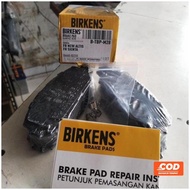 Front Brake Pad Sienta Brake Pad,New Altis,Voxy Birkens Low Metallic Code Br09