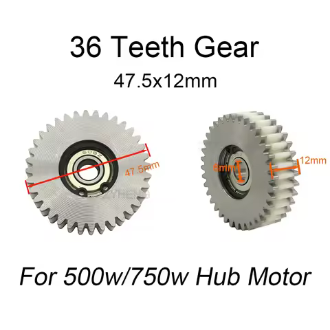 3PCS 36T 47.5X12mm Planetary Gear With 608z bearing For Electric Bike Bafang Motor G020 G060 G062 50