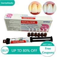 ITENA TOTALCEM 8g Self-Adhesive Dual Cure Resin Cement Permanent Dental Bonding Agent for Crown Vene