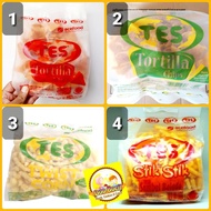 TES TortillaKeripik, TES Balado Stick, Twist Corn TES - Duo Bocil Snack