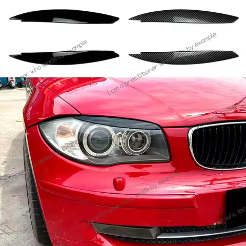 Applicable to BMW 1 Series E81 E82 E87 E88 2008-2013 Headlights Eyebrow Stickers Exterior