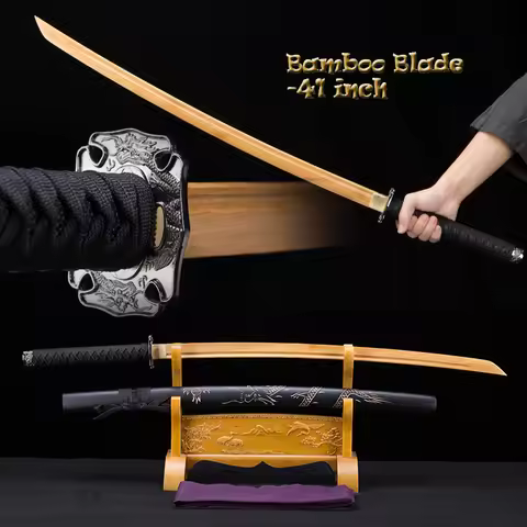 Bokken Sword, Japanese Samurai Sword, Bamboo Blade, Katana, Iaito Basic Training Tool, 39inch Length