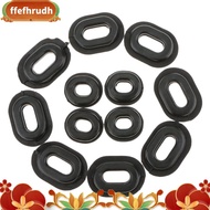 12Pcs Motorcycle Rubber Side Cover Grommets Replacement Gasket Fairings for CG125  ffefhrudh