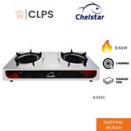 Chelstar Stainless steel Double Burner Gas Stove Cooker J5555K K555C J-5555K K-555C J5555